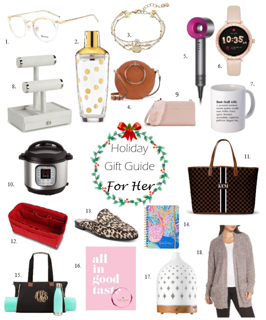 Holiday Gift Guide for Her | 2018 - Just Kate